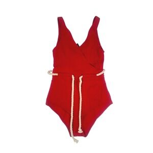 Lisa Marie Fernandez The Yasmin Drawstring Maillot One Piece Swimsuit Size 3 NEW